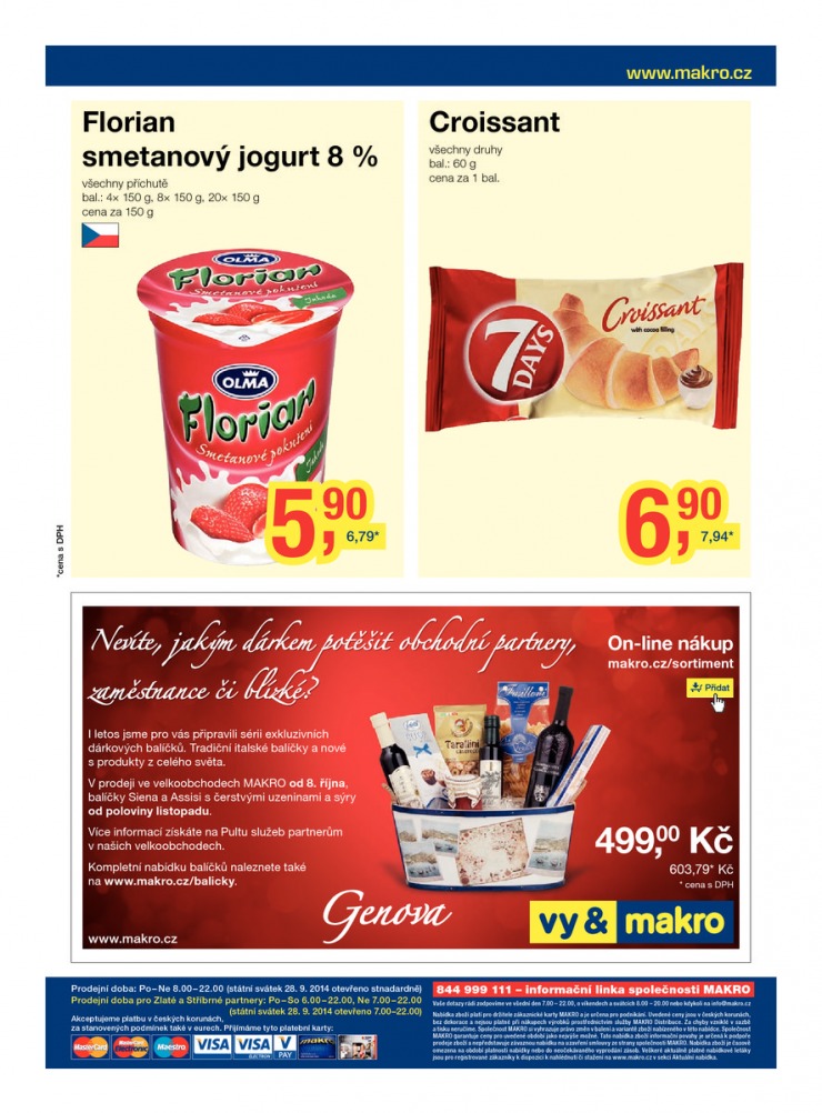 leták Makro Potraviny od 24.9.2014 strana 1 leták Makro Potraviny od 24.9.2014 strana 1