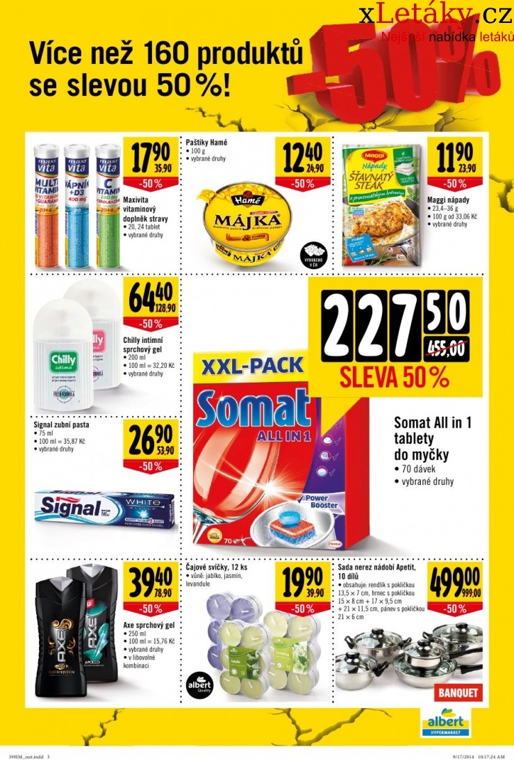 leták Albert Hypermarket veľký leták strana 1 leták Albert Hypermarket veľký leták strana 1