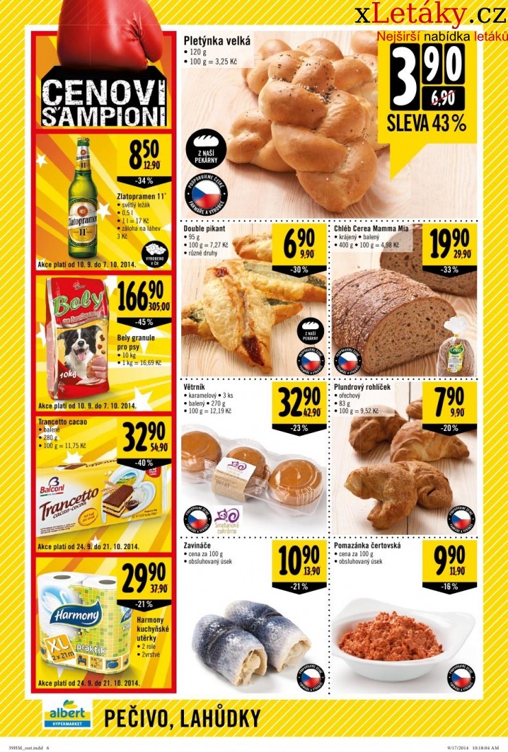 leták Albert Hypermarket veľký leták strana 1 leták Albert Hypermarket veľký leták strana 1