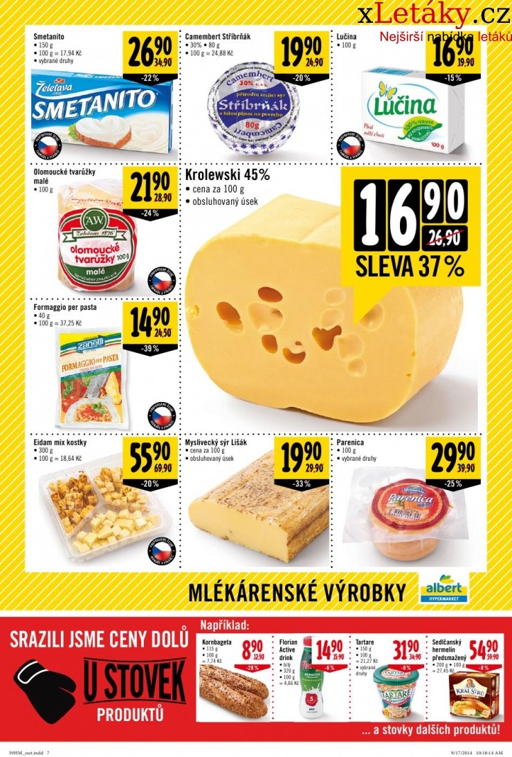 leták Albert Hypermarket veľký leták strana 1 leták Albert Hypermarket veľký leták strana 1