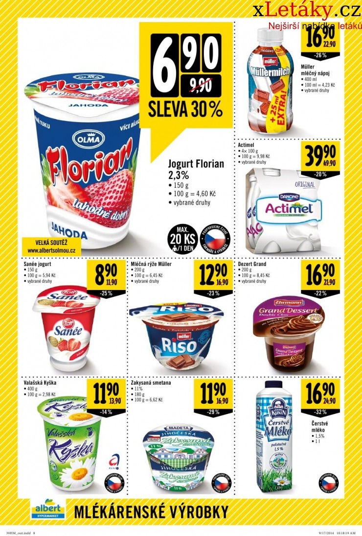 leták Albert Hypermarket veľký leták strana 1 leták Albert Hypermarket veľký leták strana 1