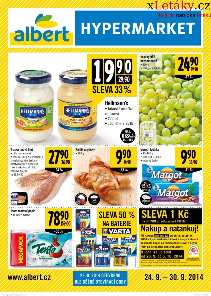 leták Albert Hypermarket malý leták strana 1 leták Albert Hypermarket malý leták strana 1