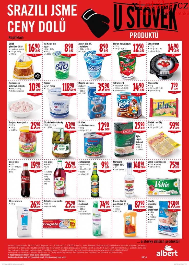 leták Albert Hypermarket malý leták strana 1 leták Albert Hypermarket malý leták strana 1