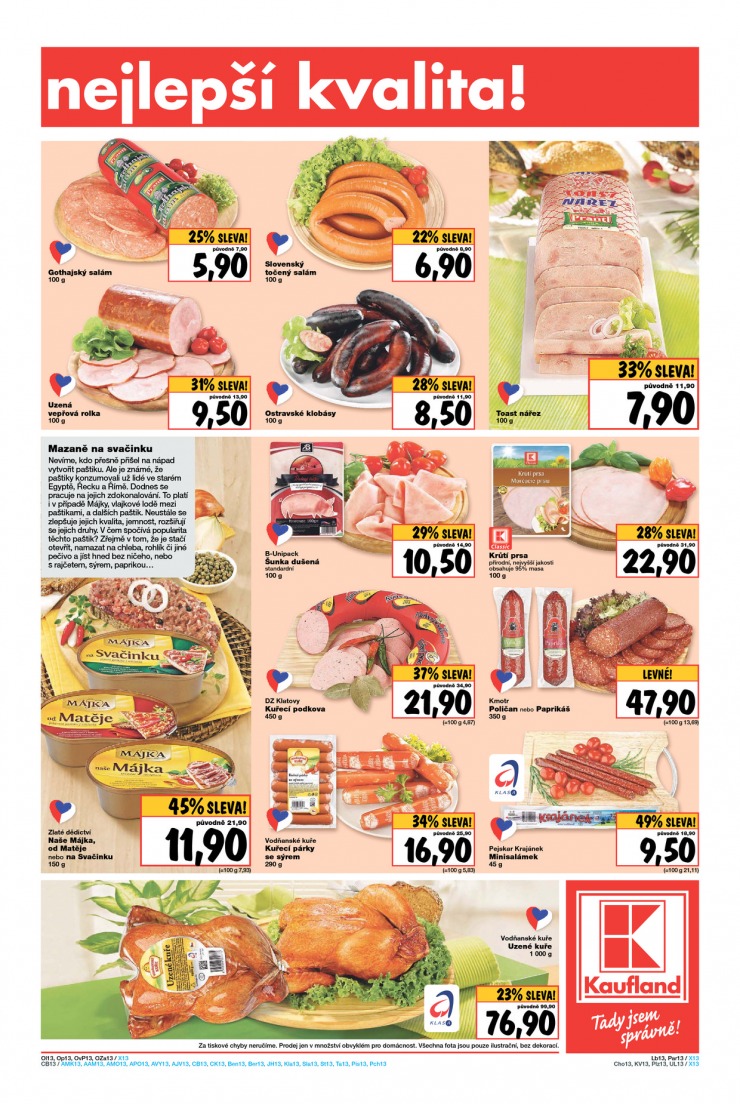 let�k Kaufland Aktu�ln� nab�dka od 25.9.2014 strana 1