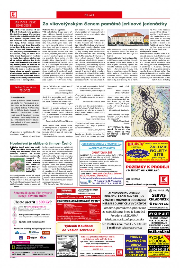 letk Kaufland Aktuln nabdka od 25.9.2014 strana 1