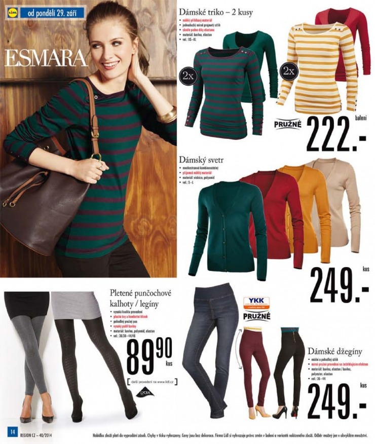 let�k Lidl Ak�n� nab�dka od 29.9.2014 strana 1