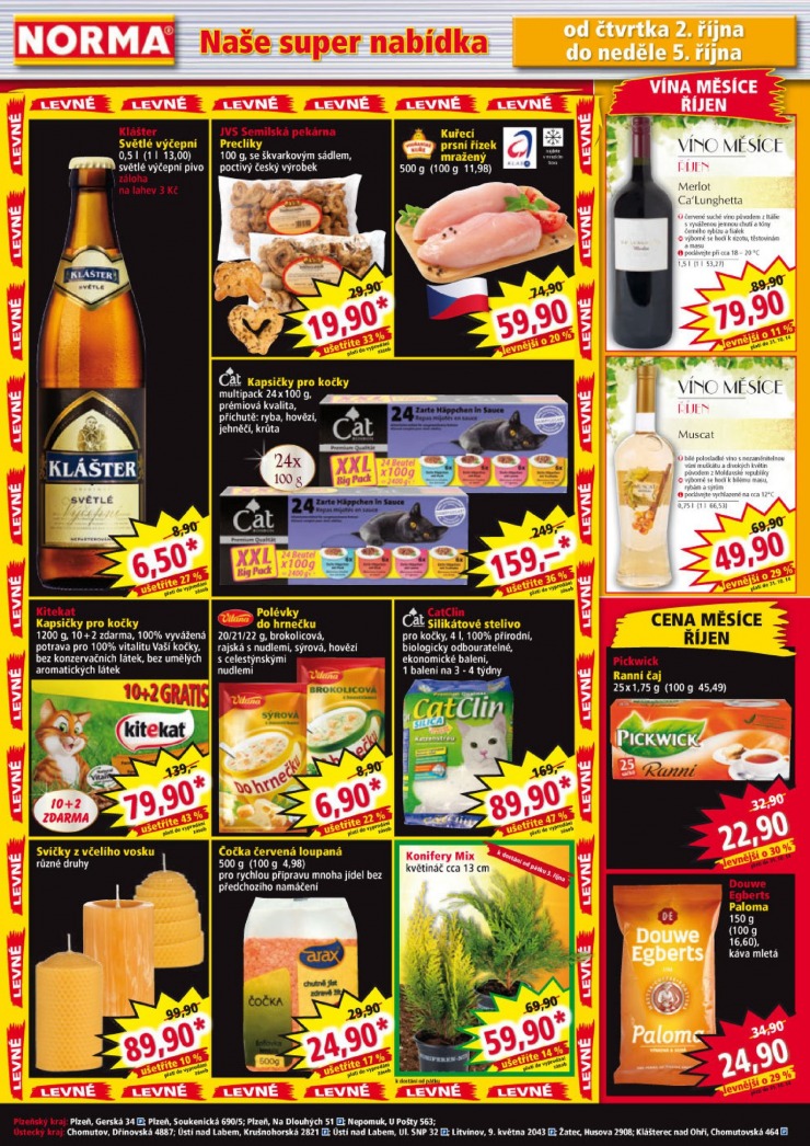 let�k Norma Aktu�ln� let�k od 29.9.2014 strana 1