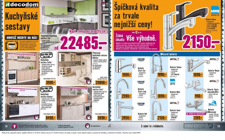 let�k Hornbach Aktu�ln� let�k od 27.9.2014 strana 1