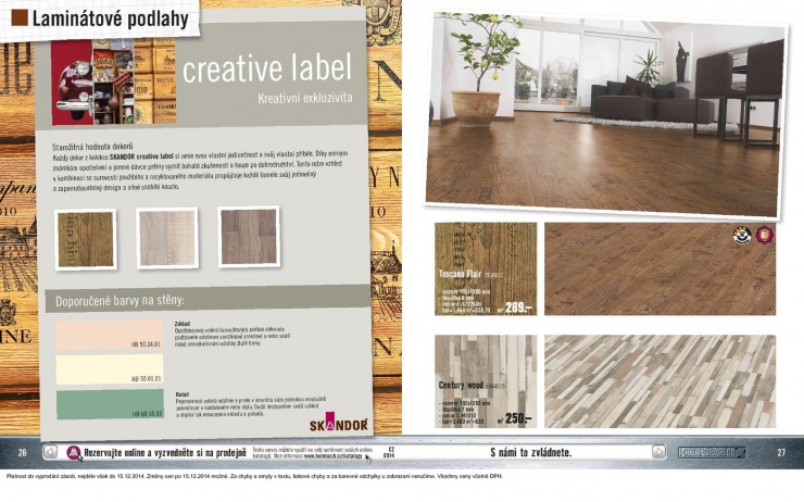 leták Hornbach Podlahy od 15.9.2014 strana 1 leták Hornbach Podlahy od 15.9.2014 strana 1