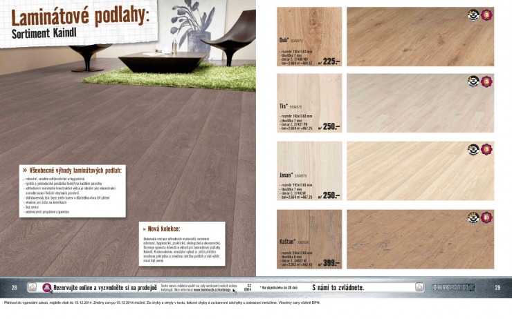 leták Hornbach Podlahy od 15.9.2014 strana 1 leták Hornbach Podlahy od 15.9.2014 strana 1