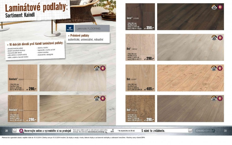 leták Hornbach Podlahy od 15.9.2014 strana 1 leták Hornbach Podlahy od 15.9.2014 strana 1