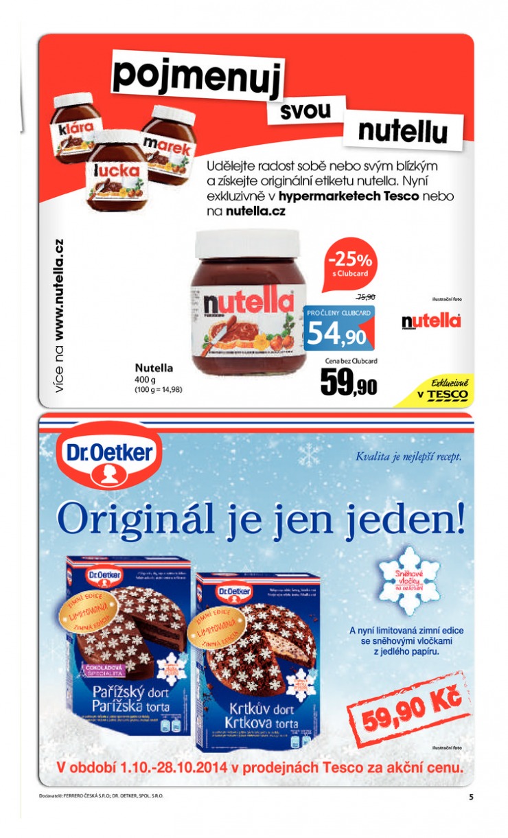 let�k Tesco OD od 1.10.2014 strana 1