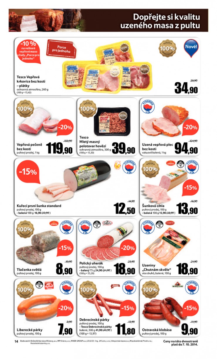 let�k Tesco OD od 1.10.2014 strana 1