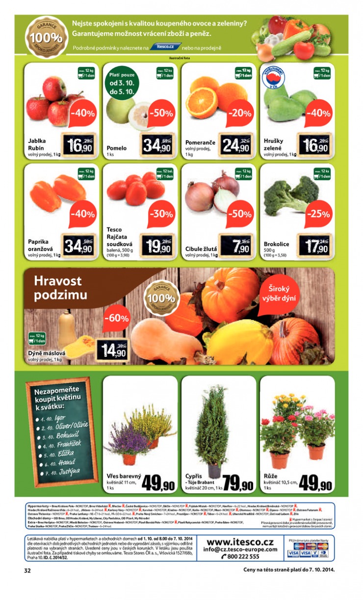 leták Tesco OD od 1.10.2014 strana 1 leták Tesco OD od 1.10.2014 strana 1