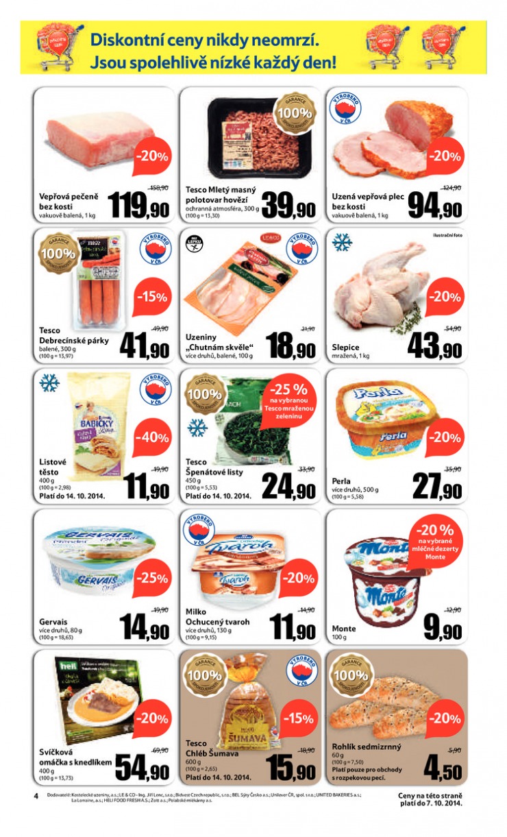 leták Tesco supermarkety od 1.10.2014 strana 1 leták Tesco supermarkety od 1.10.2014 strana 1