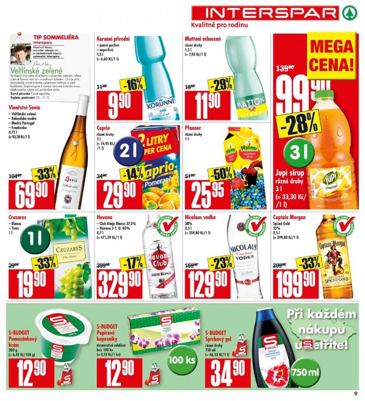 leták Interspar Akční nabídka od 1.10.2014 strana 1 leták Interspar Akční nabídka od 1.10.2014 strana 1