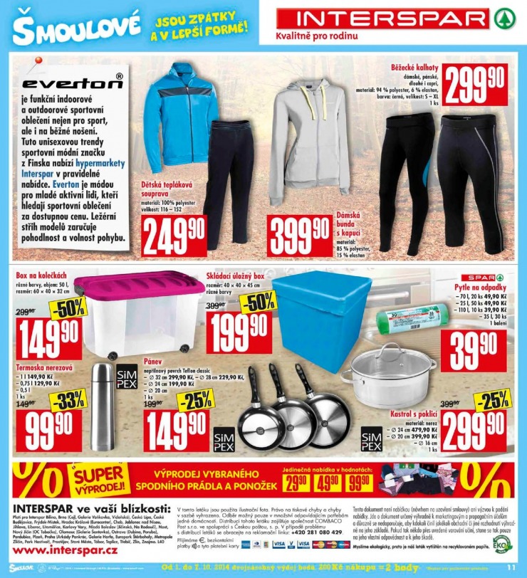 leták Interspar Akční nabídka od 1.10.2014 strana 1 leták Interspar Akční nabídka od 1.10.2014 strana 1