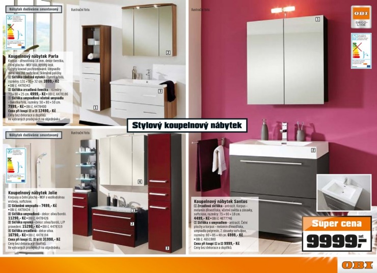 leták OBI Koupelny od 11.9.2014 strana 1 leták OBI Koupelny od 11.9.2014 strana 1