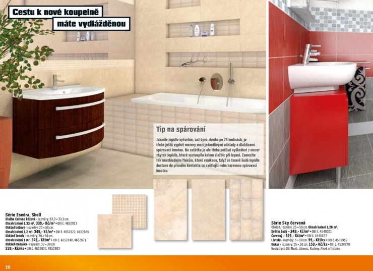 leták OBI Koupelny od 11.9.2014 strana 1 leták OBI Koupelny od 11.9.2014 strana 1