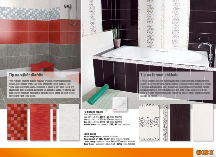 leták OBI Koupelny od 11.9.2014 strana 1 leták OBI Koupelny od 11.9.2014 strana 1