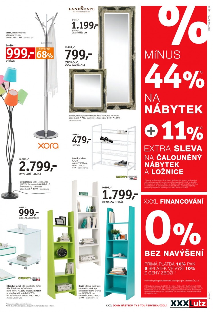 let�k XXXLutz Aktu�ln� prospekt od 29.9.2014 strana 1