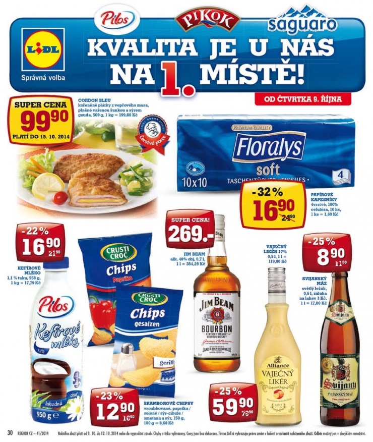 leták Lidl Akční nabídka od 6.10.2014 strana 1 leták Lidl Akční nabídka od 6.10.2014 strana 1