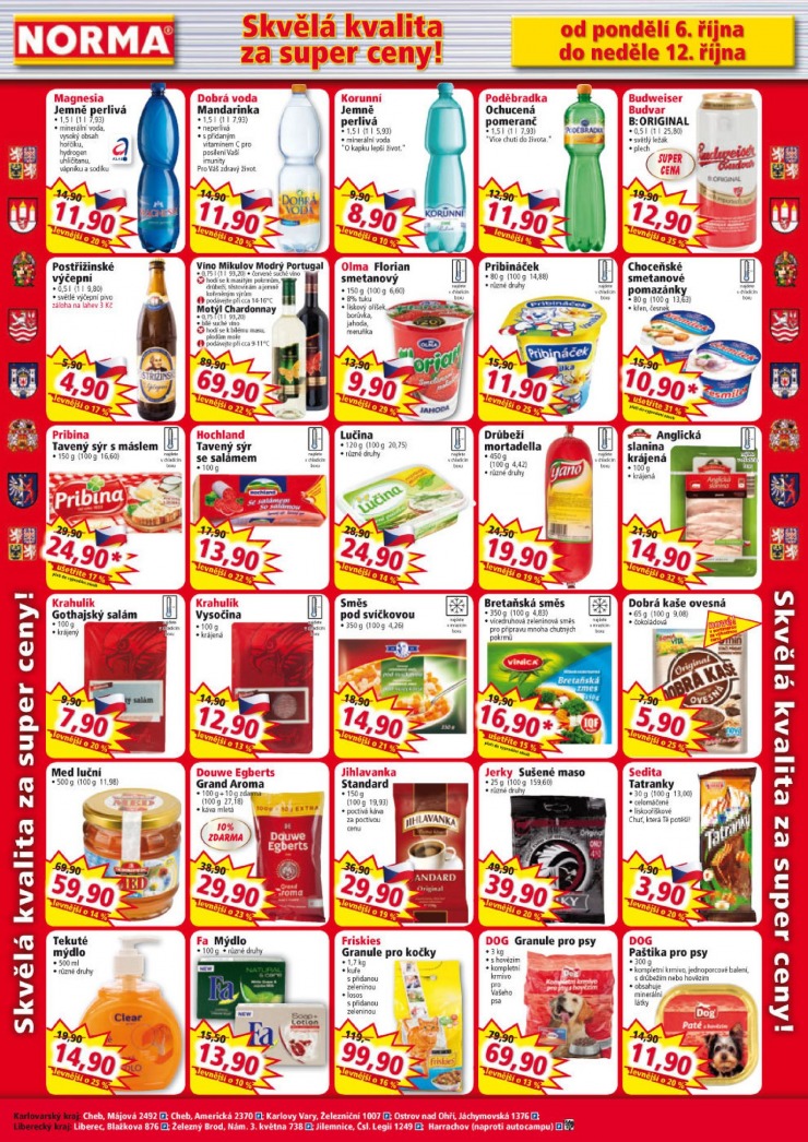 leták Norma Aktuální leták od 6.10.2014 strana 1 leták Norma Aktuální leták od 6.10.2014 strana 1