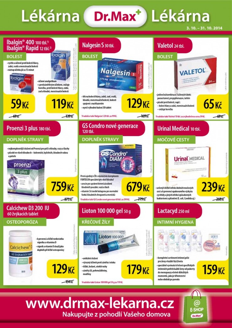 let�k Dr. Max l�k�rna Aktu�ln� let�k od 3.10.2014 strana 1