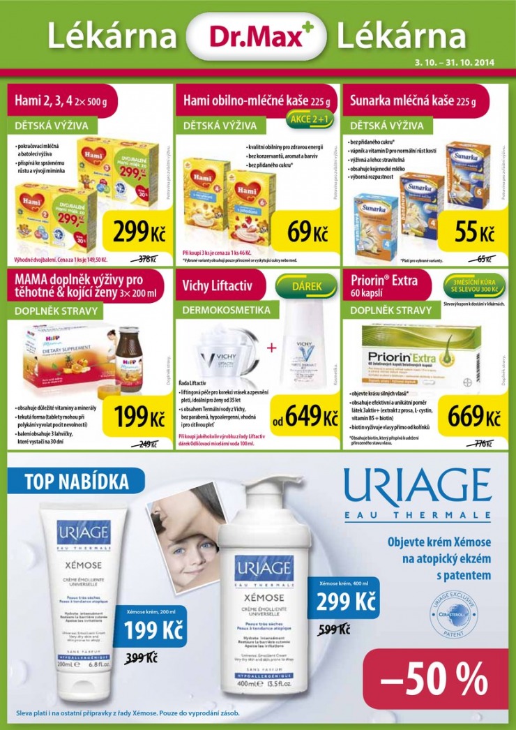 let�k Dr. Max l�k�rna Aktu�ln� let�k od 3.10.2014 strana 1