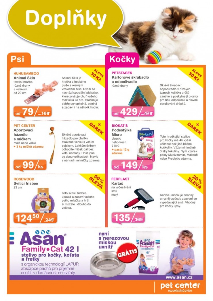 leták Pet Center Akční leták od 1.10.2014 strana 1 leták Pet Center Akční leták od 1.10.2014 strana 1