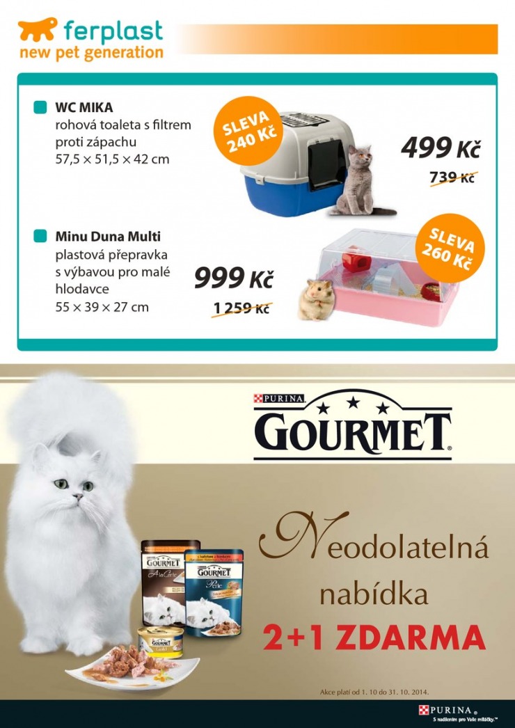 leták Pet Center Akční leták od 1.10.2014 strana 1 leták Pet Center Akční leták od 1.10.2014 strana 1