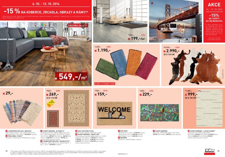 leták Kika Aktuální leták od 6.10.2014 strana 1 leták Kika Aktuální leták od 6.10.2014 strana 1