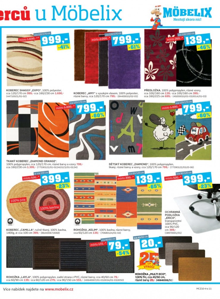 let�k Mobelix Aktu�ln� prospekt od 6.10.2014 strana 1