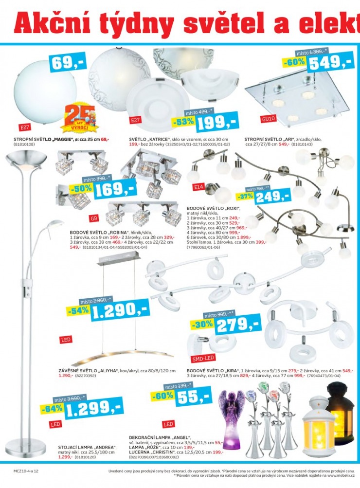 let�k Mobelix Aktu�ln� prospekt od 6.10.2014 strana 1