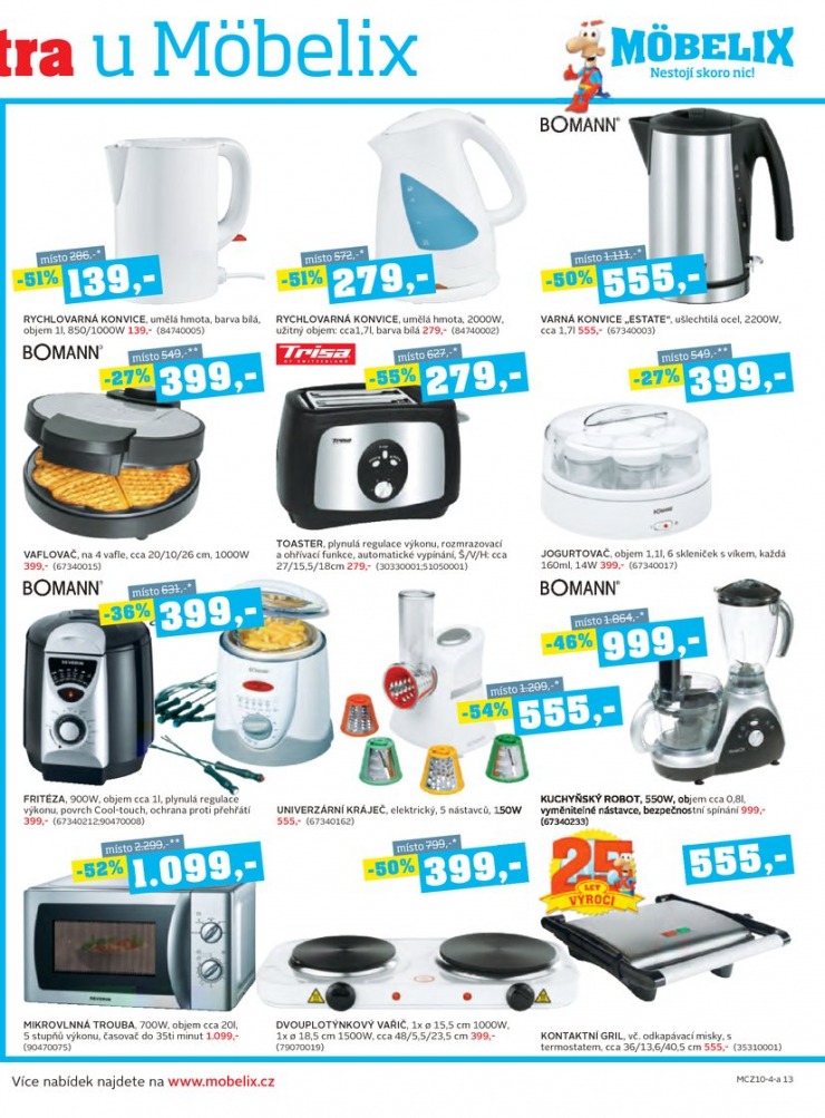 let�k Mobelix Aktu�ln� prospekt od 6.10.2014 strana 1