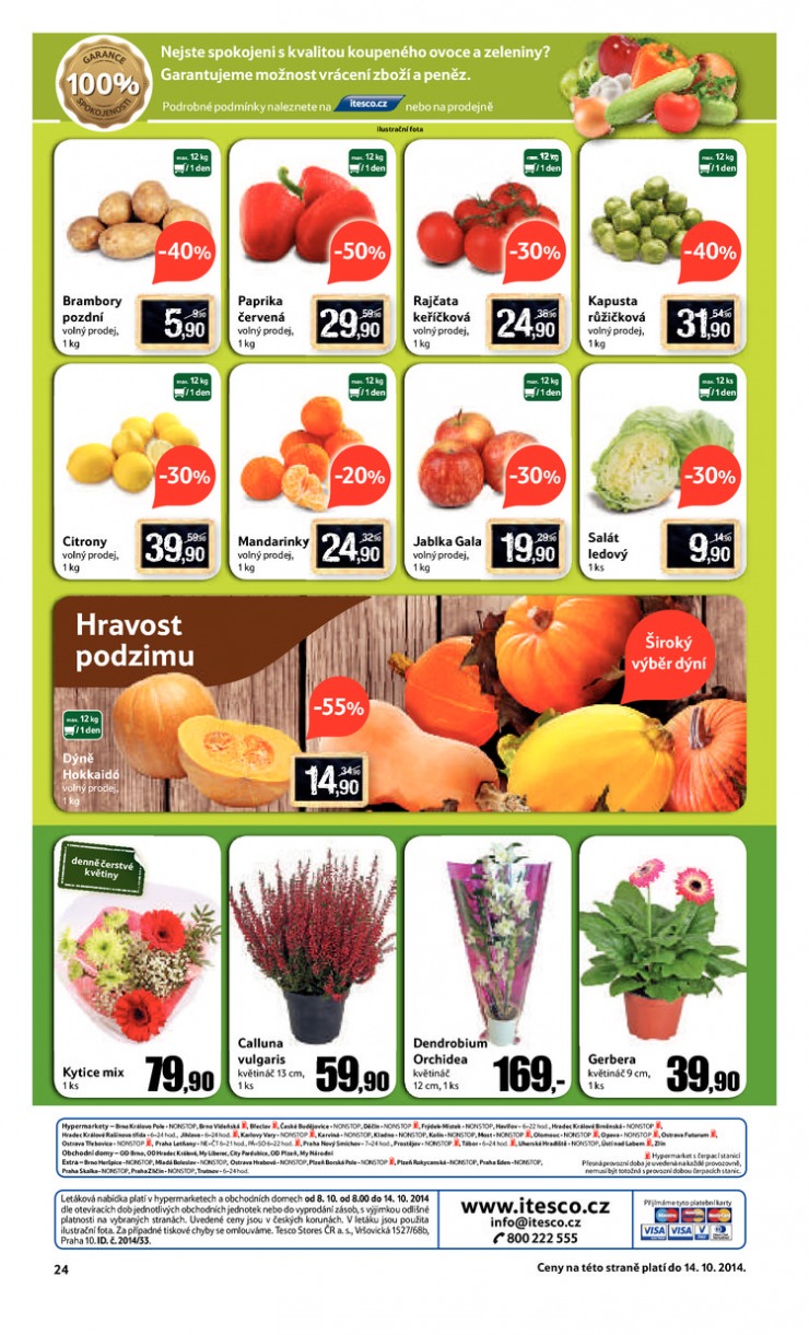 leták Tesco OD od 8.10.2014 strana 1 leták Tesco OD od 8.10.2014 strana 1