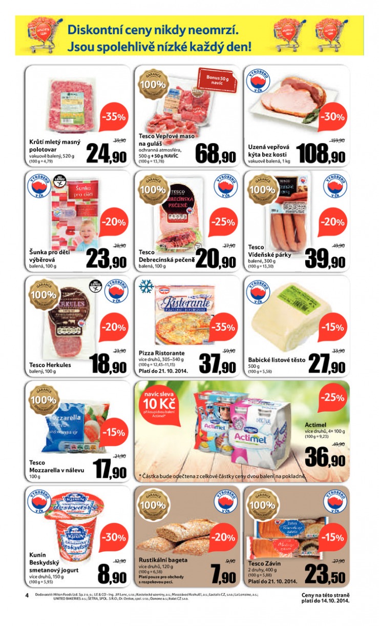 let�k Tesco supermarkety od 8.10.2014 strana 1