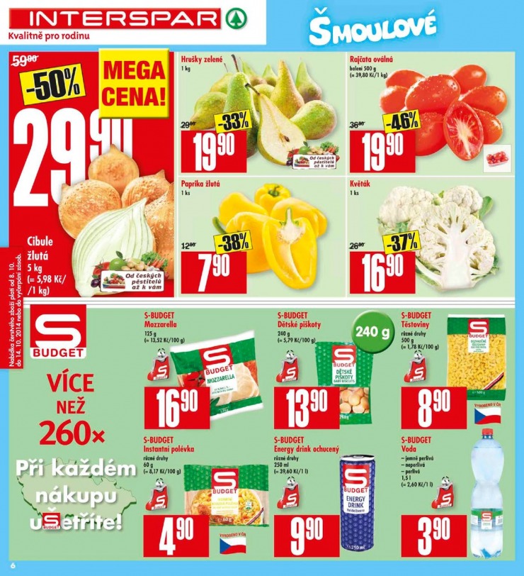 leták Interspar Akční nabídka od 8.10.2014  strana 1 leták Interspar Akční nabídka od 8.10.2014 strana 1