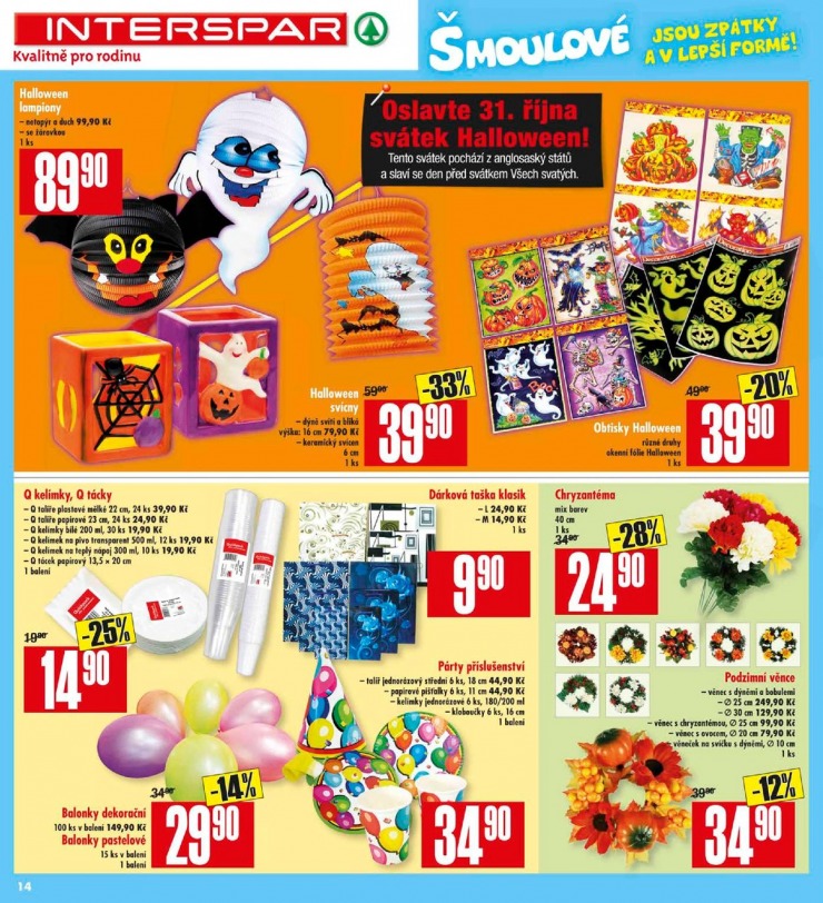 leták Interspar Akční nabídka od 8.10.2014  strana 1 leták Interspar Akční nabídka od 8.10.2014 strana 1