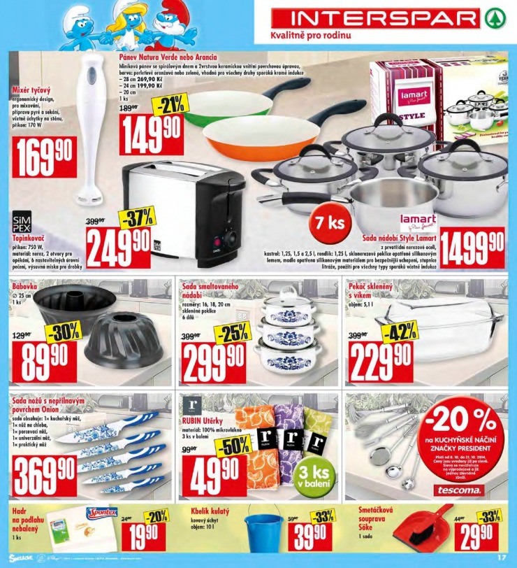 leták Interspar Akční nabídka od 8.10.2014  strana 1 leták Interspar Akční nabídka od 8.10.2014 strana 1
