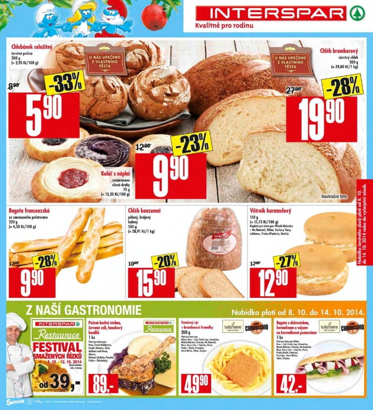 leták Interspar Akční nabídka od 8.10.2014  strana 1 leták Interspar Akční nabídka od 8.10.2014 strana 1