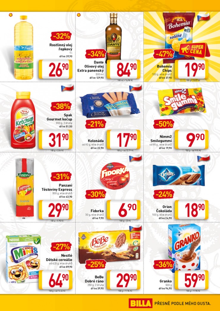 leták Billa velký od 8.10.2014 strana 1 leták Billa velký od 8.10.2014 strana 1