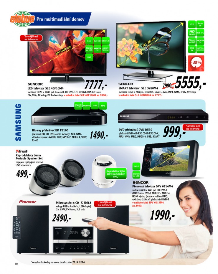 leták Globus Zima od 9.10.2014 strana 1 leták Globus Zima od 9.10.2014 strana 1