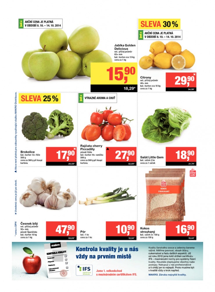 leták Makro Maloobchod od 8.10.2014 strana 1 leták Makro Maloobchod od 8.10.2014 strana 1