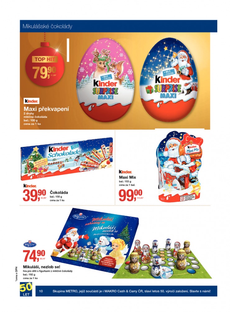 leták Makro Mikulášské čokolády od 8.10.2014 strana 1 leták Makro Mikulášské čokolády od 8.10.2014 strana 1