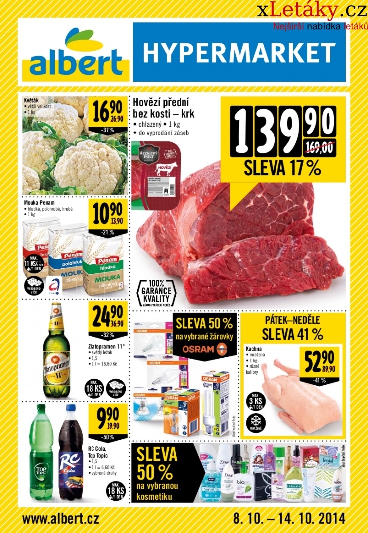 leták Albert Hypermarket leták strana 1 leták Albert Hypermarket leták strana 1