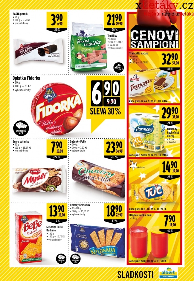leták Albert Hypermarket leták strana 1 leták Albert Hypermarket leták strana 1