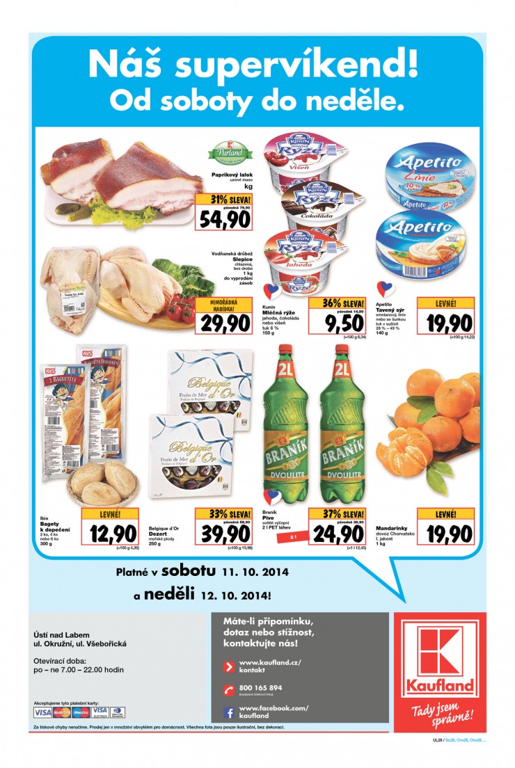 letk Kaufland Aktuln nabdka od 9.10.2014 strana 1