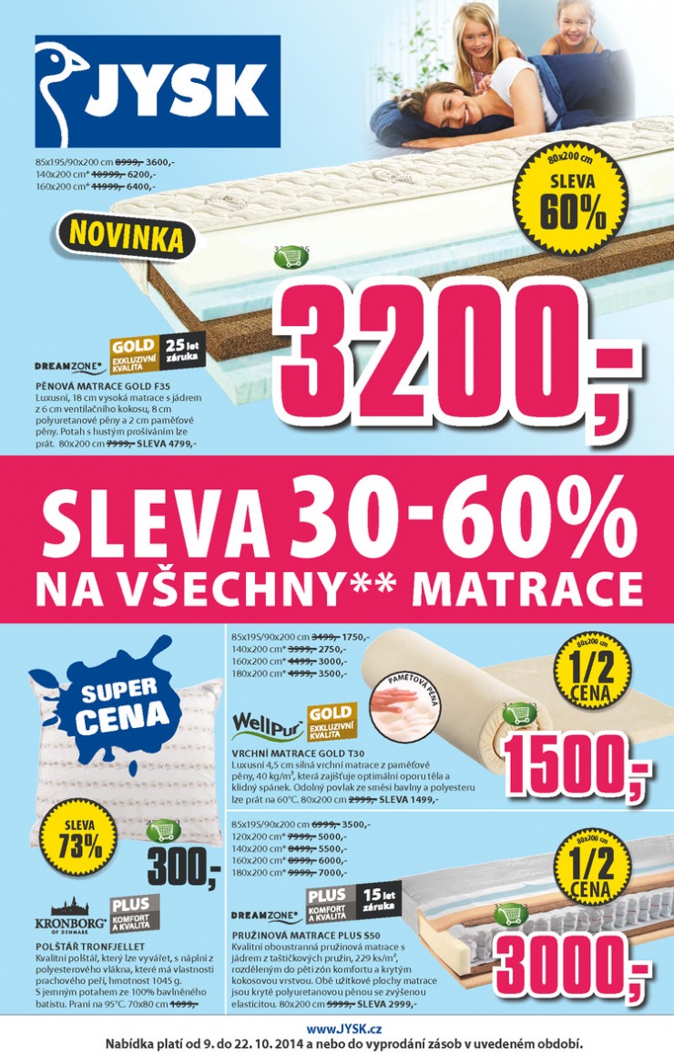 letk Jysk Nabdka tdne od 9.10.2014 strana 1