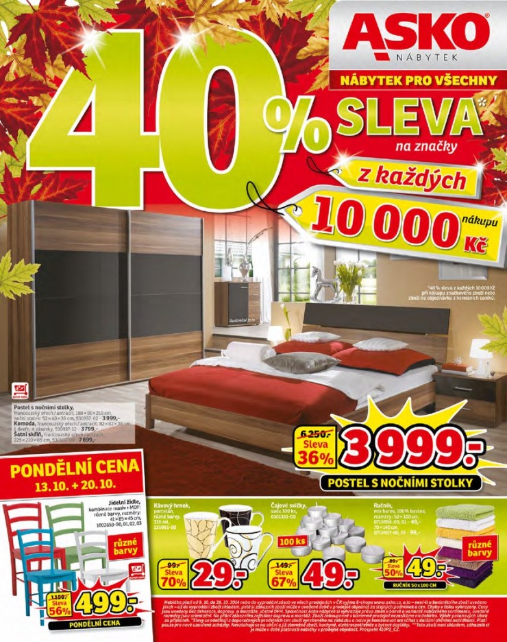 letk Asko nbytek katalog od 9.10.2014 strana 1